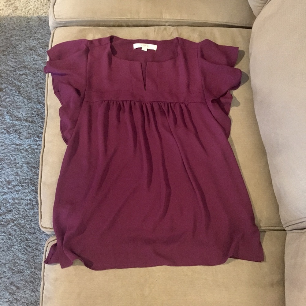 LOFT Purple blouse